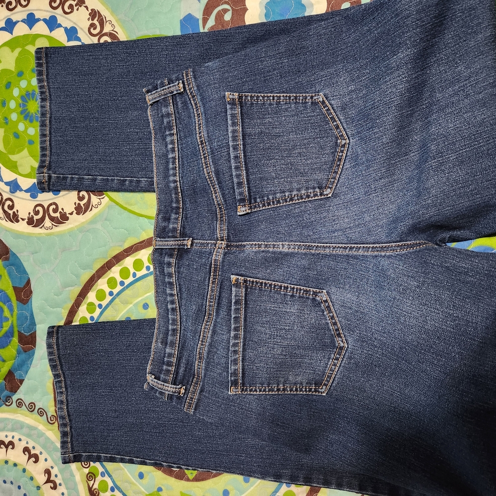 Gloria Vanderbilt Blue Straight Leg Jeans - Picture 7 of 7